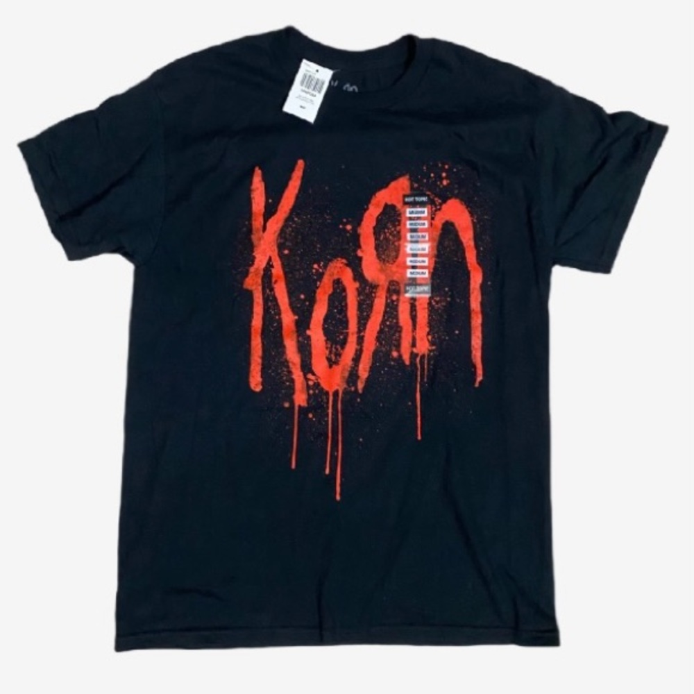 NWT Korn Still A Freak Blood Splatter Band Tee